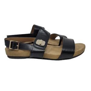 Giani Bernini Faux Leather Open Toe Slip-on Ramonaa Slingback Slide Sandal 7.5 M
